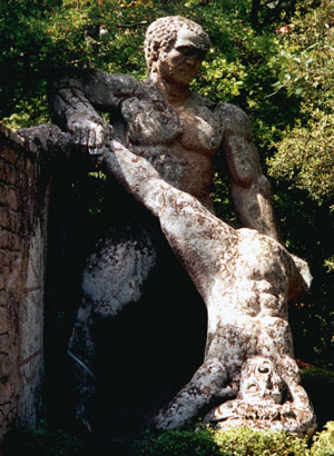 Judo im parco dei Mostri di Bomarzo